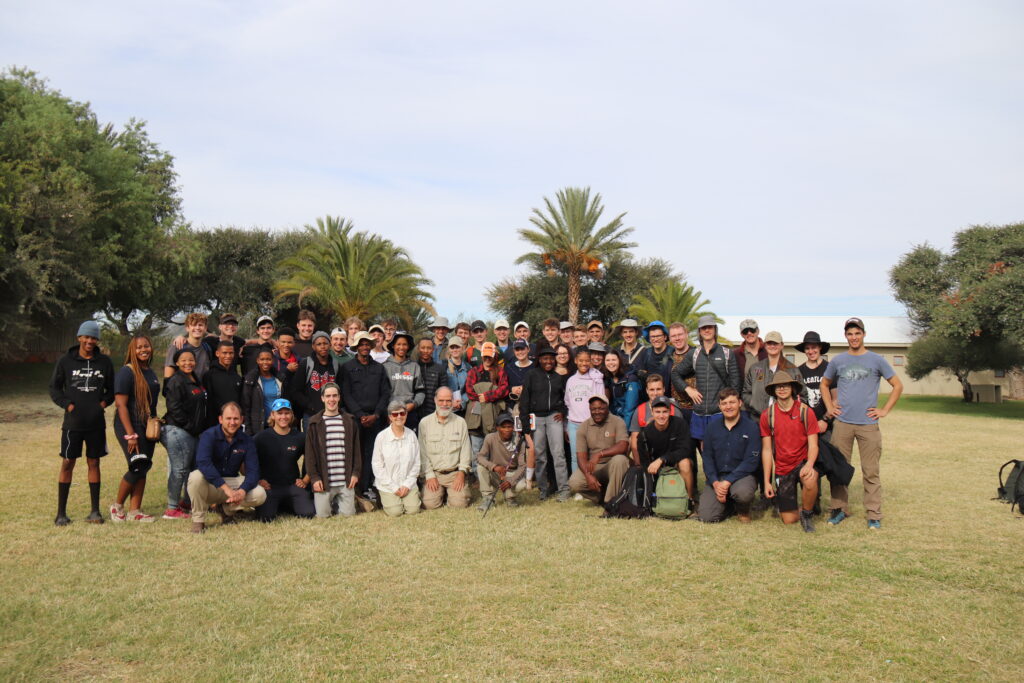 group photo with students and tracking course facilitators